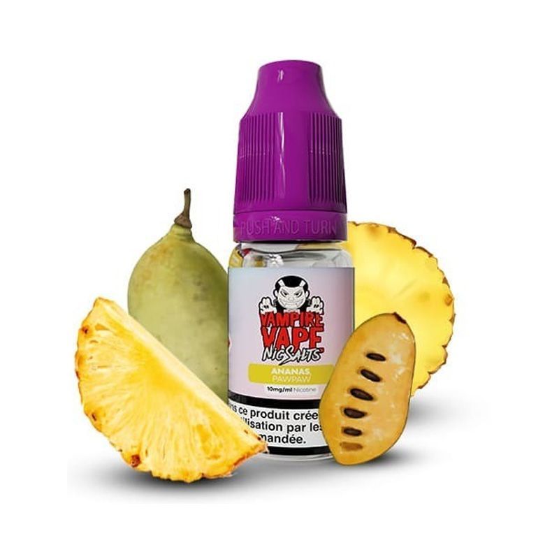 Liquid Vampire Vape NicSalts - Pineapple Dream (Ananas Pawpaw) 10mg 10ml