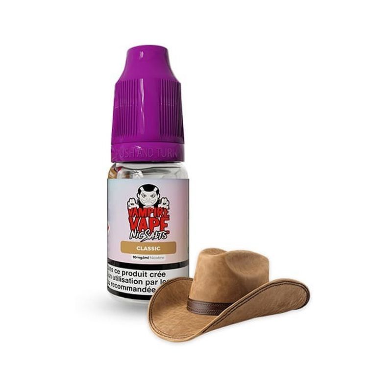 Liquid Vampire Vape NicSalts - Sweet Tobacco (Classic) 10mg 10ml
