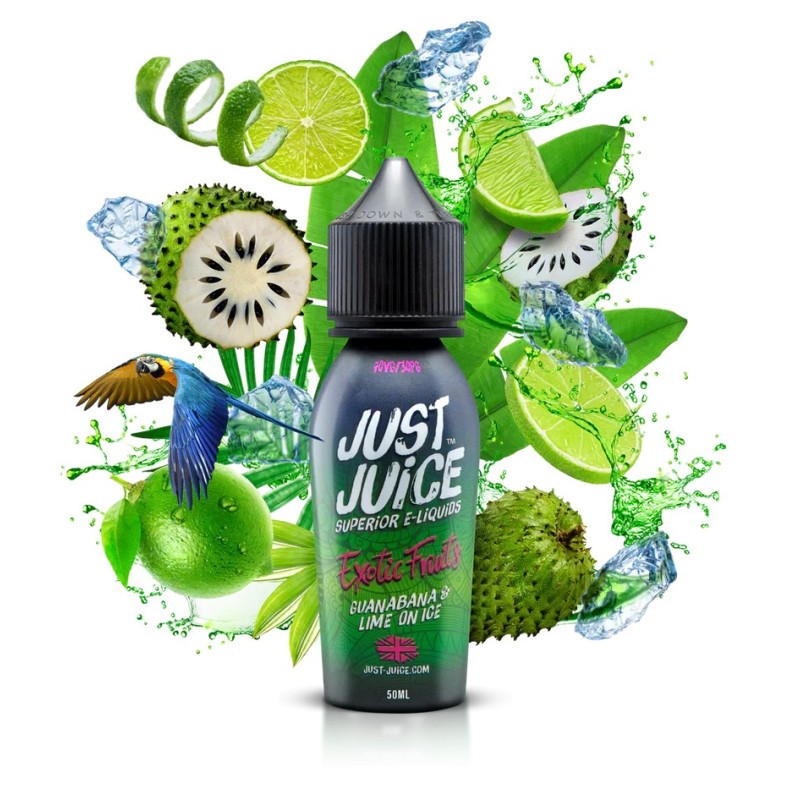 Premix Just Juice 50/60ml Guanabana & Lime On Ice