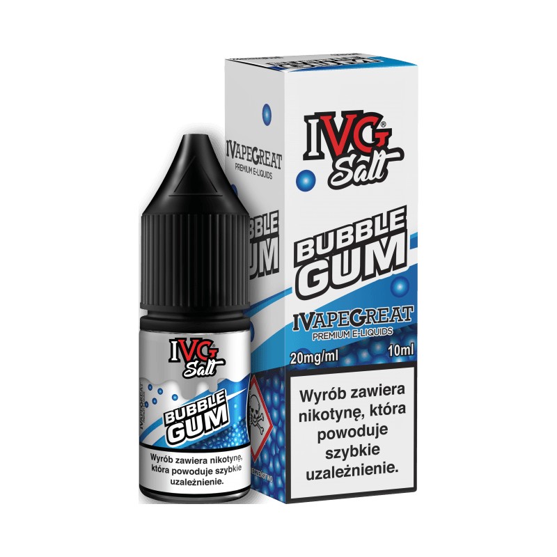 Liquid IVG Salt 20mg 10ml - Bubblegum